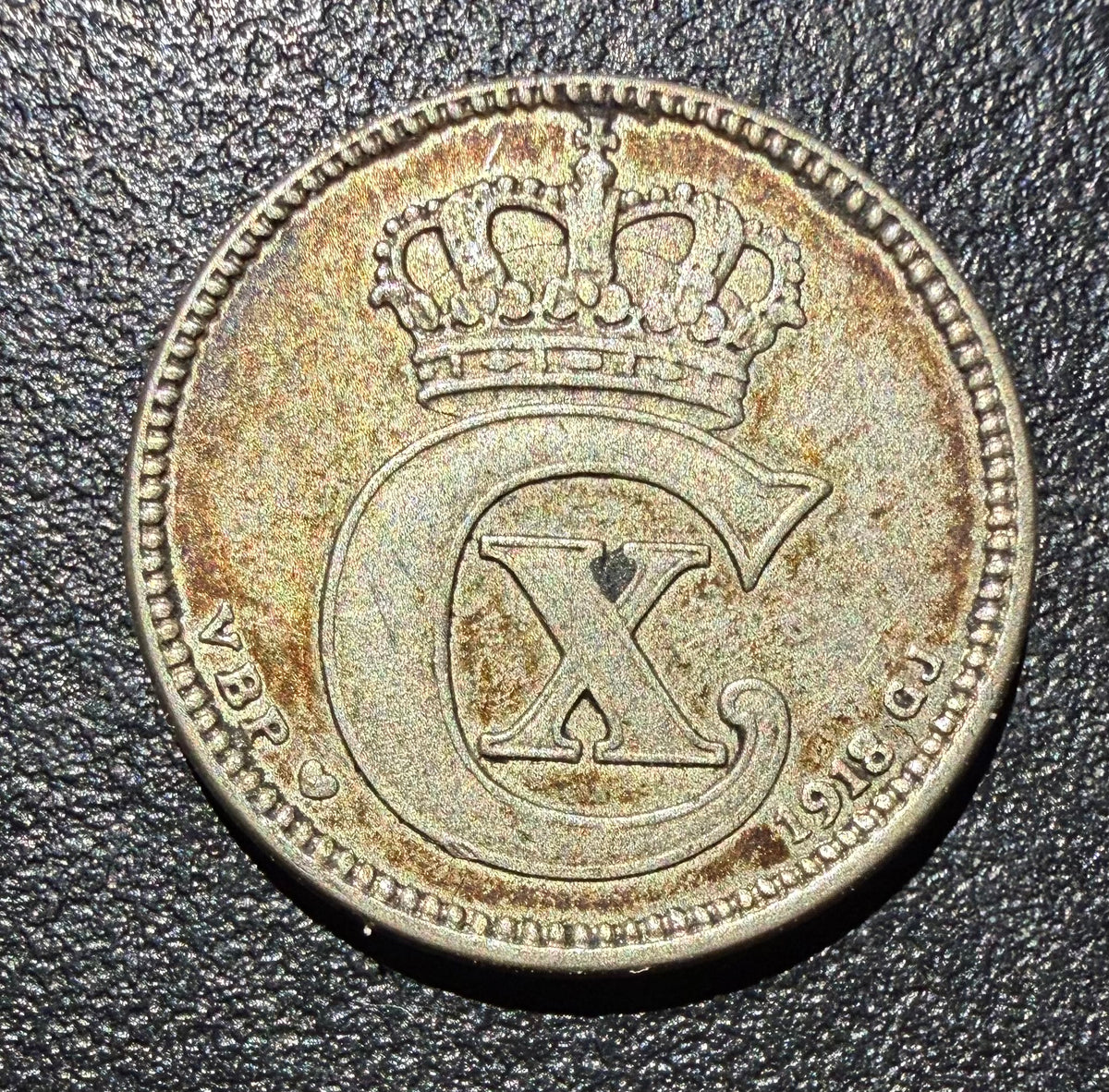 Denmark 25 Øre – 1918