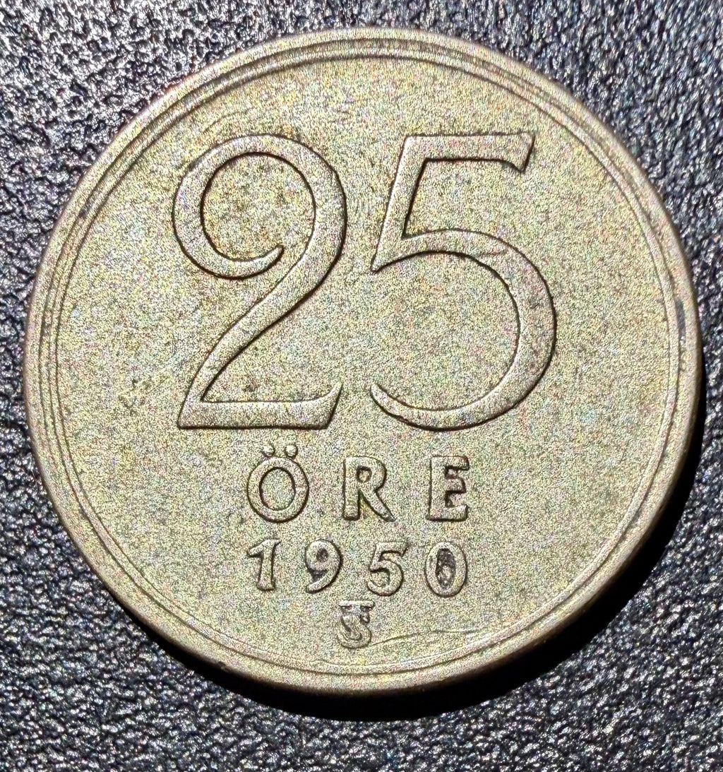 Sweden 25 Öre – 1950