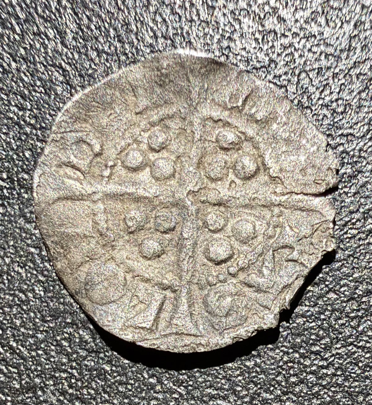 Edward I Silver Farthing Class 10cf Stop after REX ,London, Withers 28 S1450