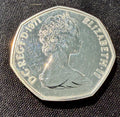 1971 UK 50p Fifty Pence Coin - Britannia - PROOF