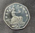 1984 United Kingdom Britannia Large 50p Proof Coin