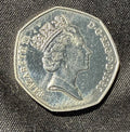 1986 United Kingdom Britannia Large 50p Proof Coin