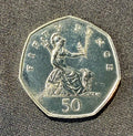 1996 UK 50p Fifty Pence Coin - Britannia - PROOF - Royal Mint Set Issue