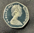1982 UK 50p Fifty Pence Coin - Britannia - PROOF