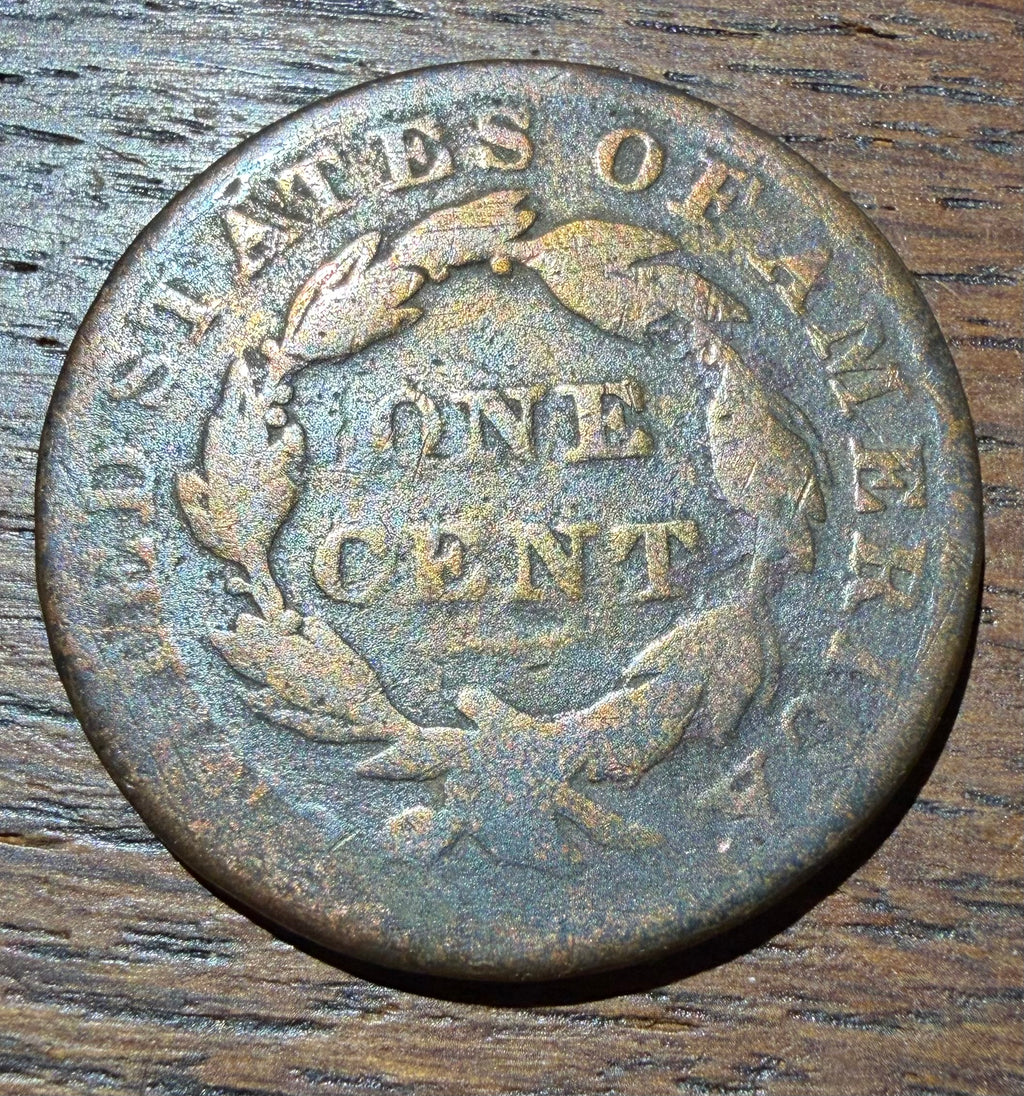 1829 USA Matron Head / Coronet Large Cent - 1c Copper Early US Coin