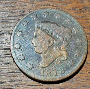 1818 USA Matron Head / Coronet Large Cent