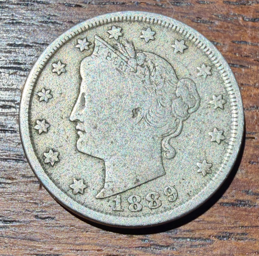 1889 USA Liberty Head 'V' Nickel 5 Cents