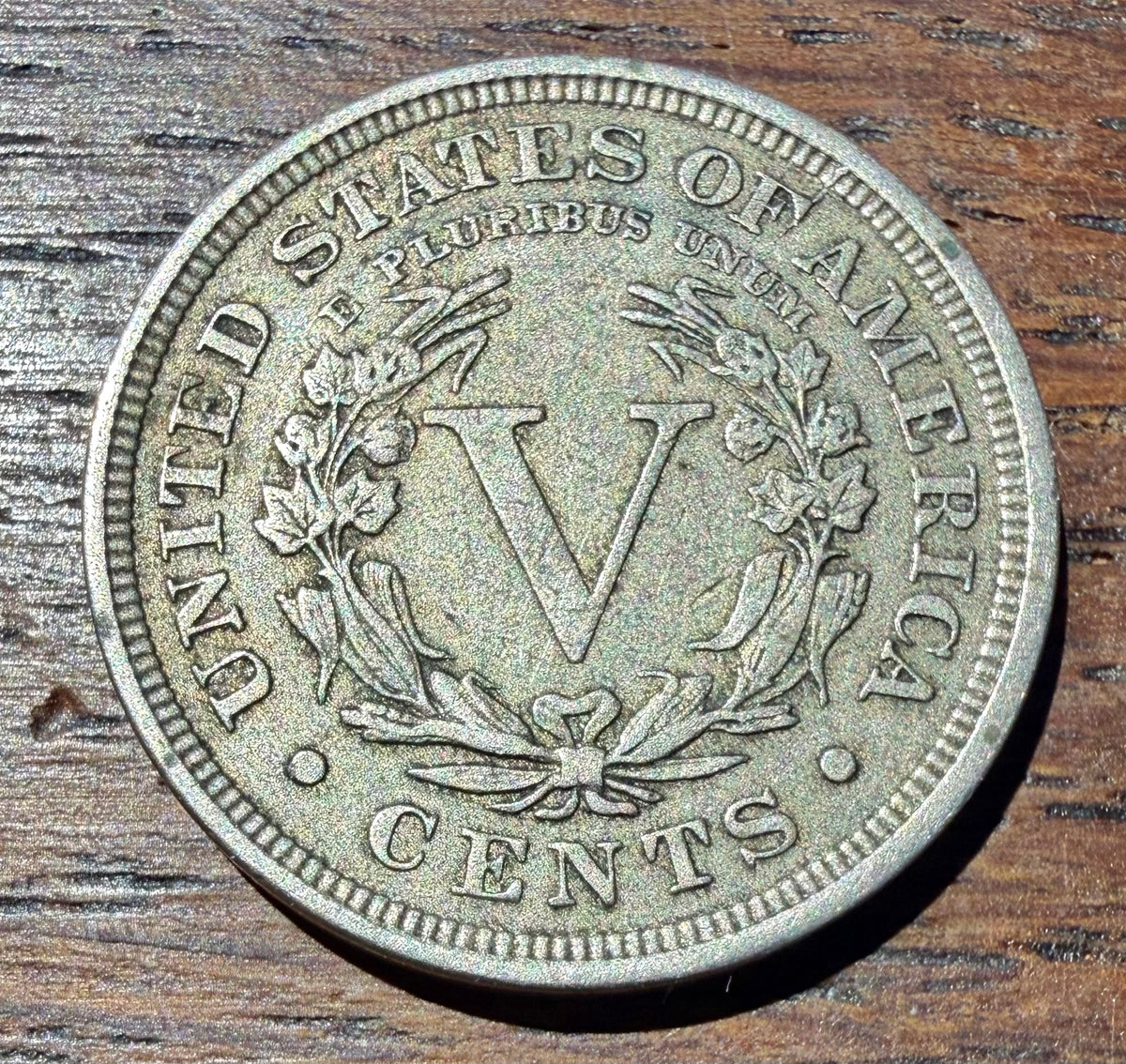 1907 USA Liberty Head 'V' Nickel 5 Cents