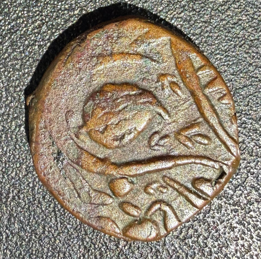 Maratha Confederacy (Vrindavan / Muminabad Brindaban Mint) Copper 1/2 Paisa