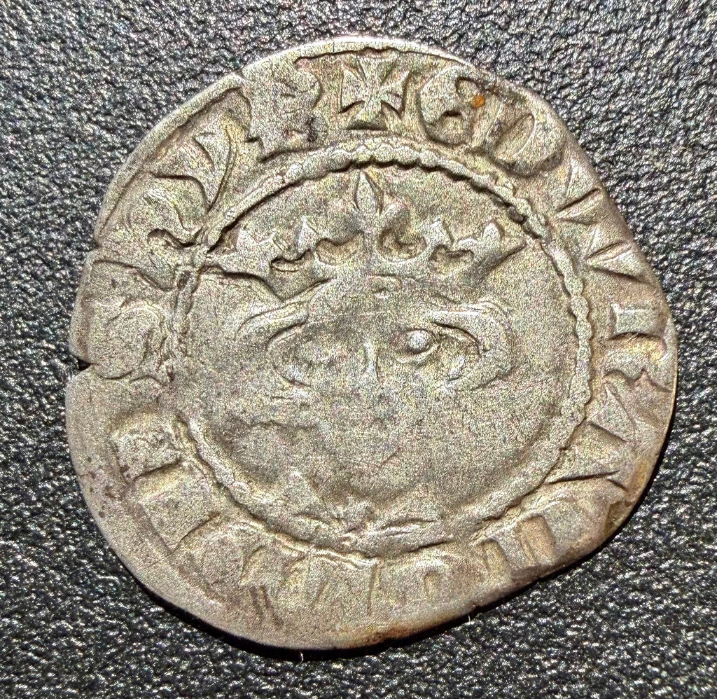 Edward I Silver Hammered Penny - London Mint - Class 9b1 - Star on Breast