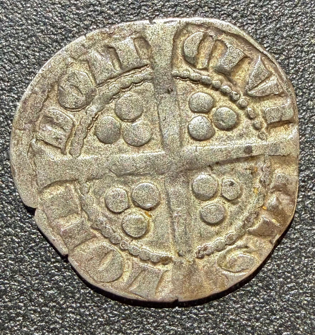 Edward I Silver Hammered Penny - London Mint - Class 9b1 - Star on Breast