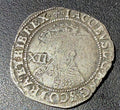 James I (1603–1625) Hammered Silver Shilling – First Coinage, Mintmark Lis (1604)