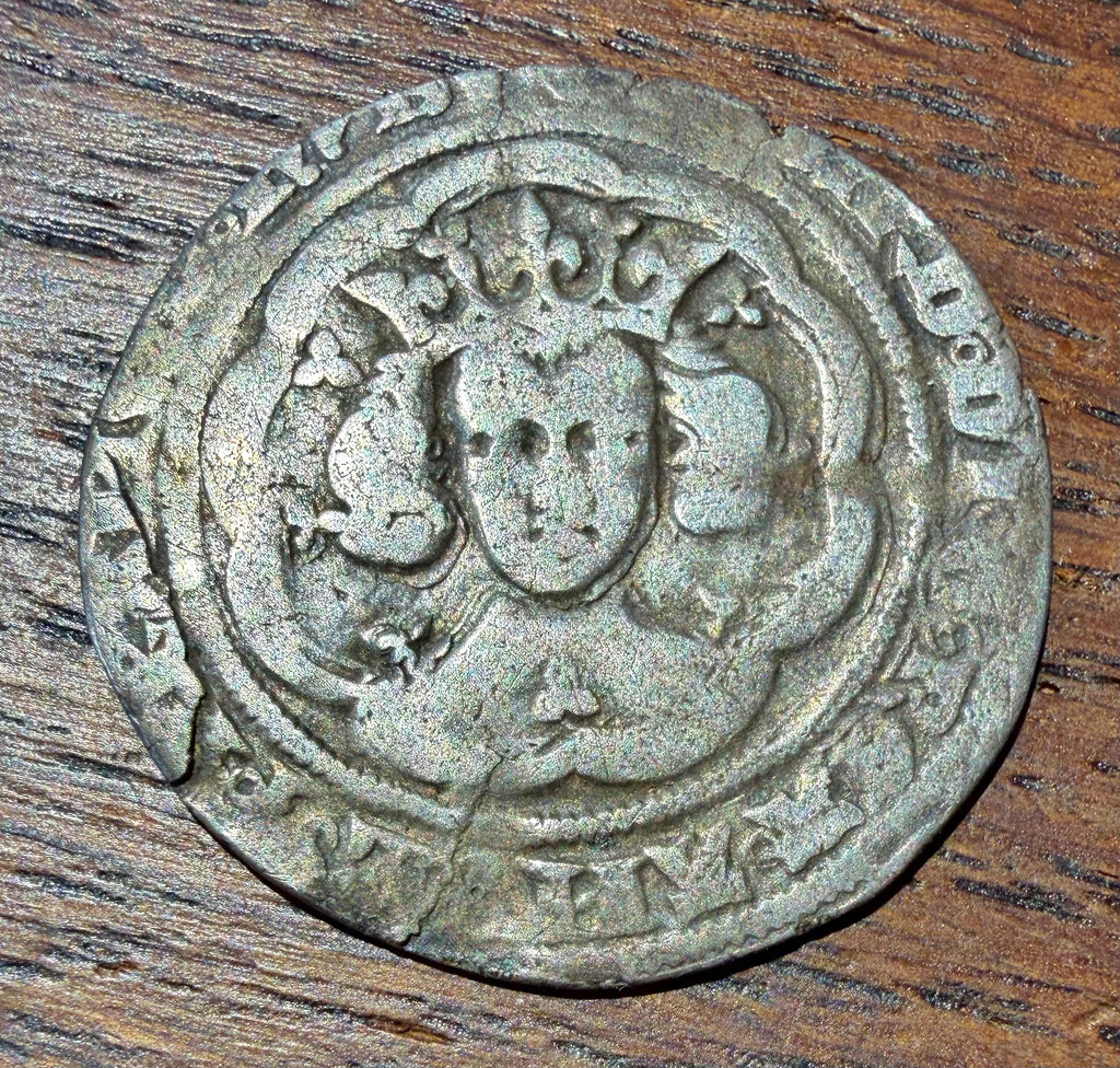 Edward III Silver Groat Pre-Treaty Series E 1354-55 Lis on Breast London 4.36g
