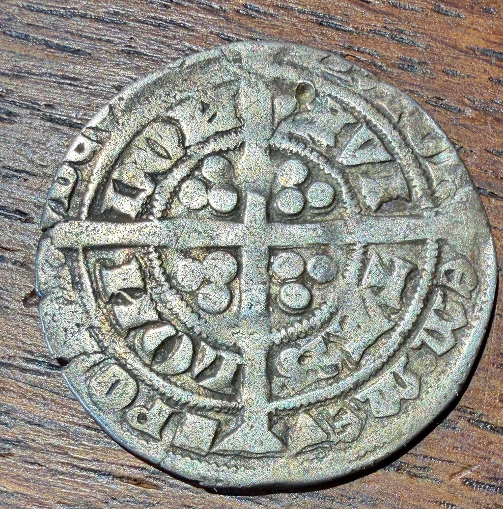 Edward III Silver Groat Pre-Treaty Series E 1354-55 Lis on Breast London 4.36g