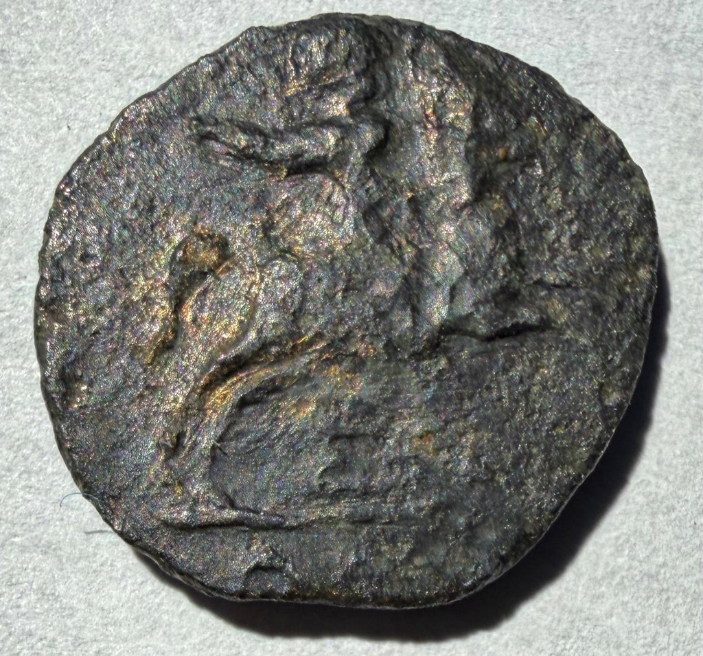 Philip V (221–179 BC) AE20-Herakles/ Naked horseman