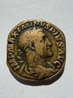 Maximinus Thrax Brass Sestertius, Pax -excellent