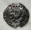 Edward IV penny-second reign. Durham two lis at neck S2166