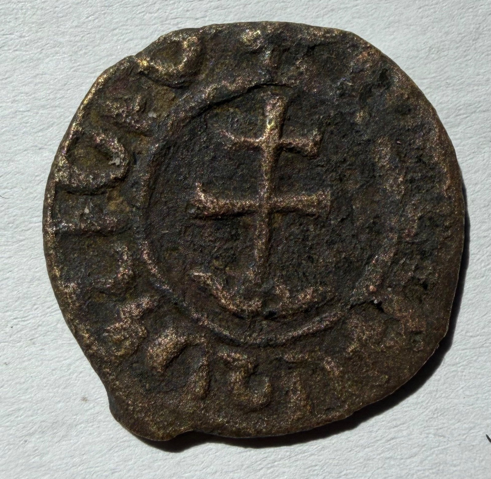 Cilician Armenia. King Hetoum II 1289~1305 AD. "Crowned Bust" kardez