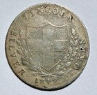 Lincolnshire token, Lincoln Millson & Preston Silver Shilling 1812