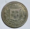 1811 Silver Shilling Token - Derby Leicester Northampton Rutland - H. Morgan D-1