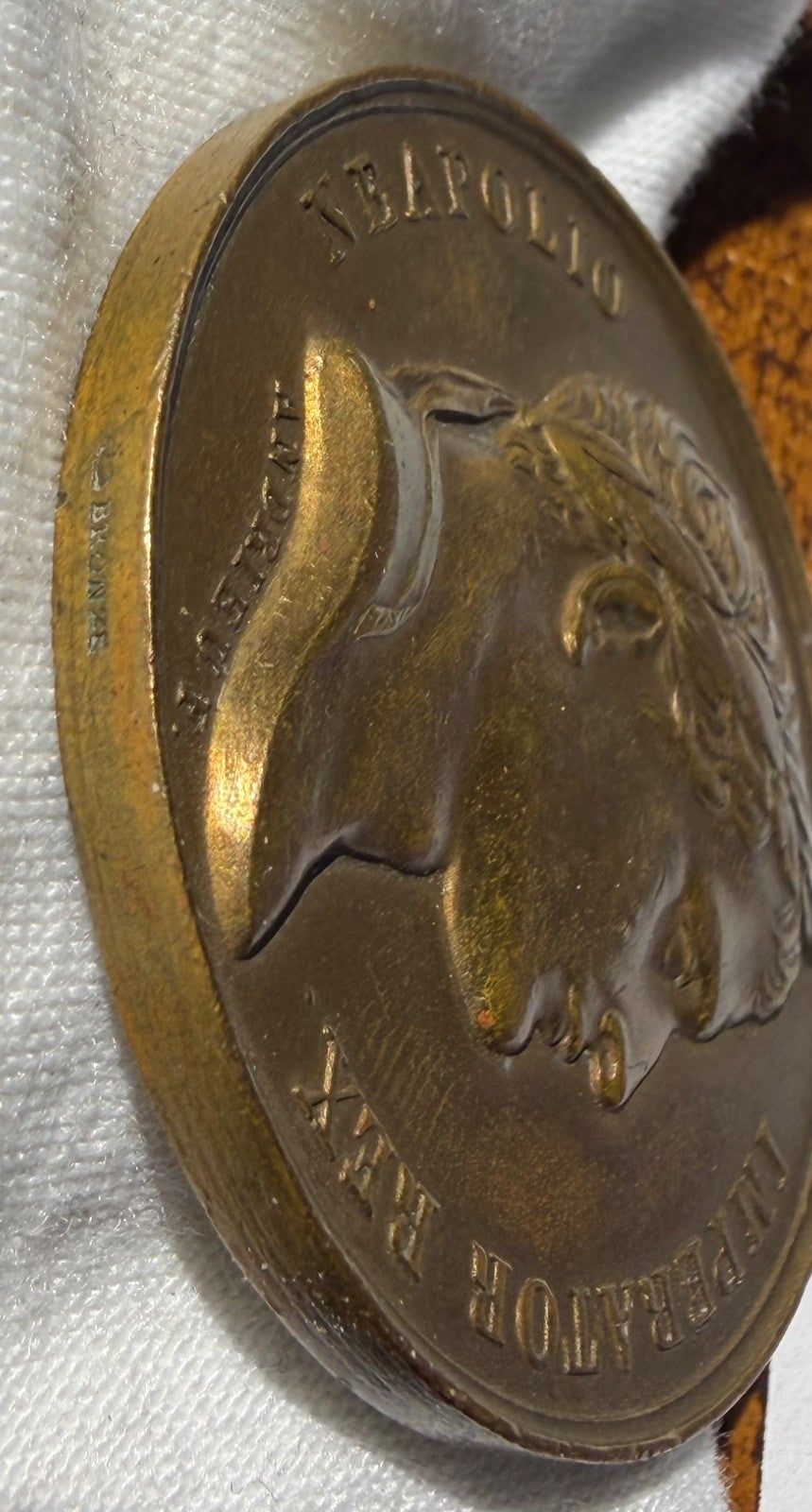 Napoleon I 1808 Stay in Toulouse Bronze Medal - 40mm Andrieu/Denon - Paris Mint