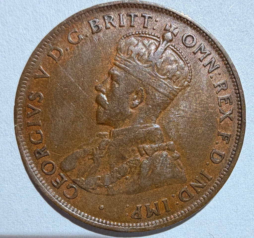 Australia Penny 1928-broken 8